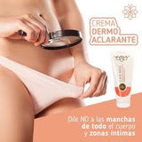CREMA CORPORAL ACLARANTE DE PARTES ÍNTIMAS