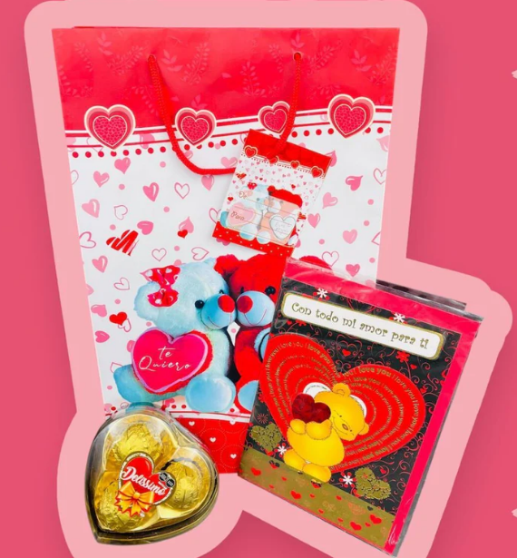 Pack Exclusivo con Chocolate Irresistible + Bolsa de Regalo Elegante + Dedicatoria que Enamora